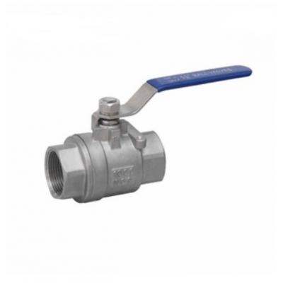 201/304 two-piece stainless steel internal thread ball valve