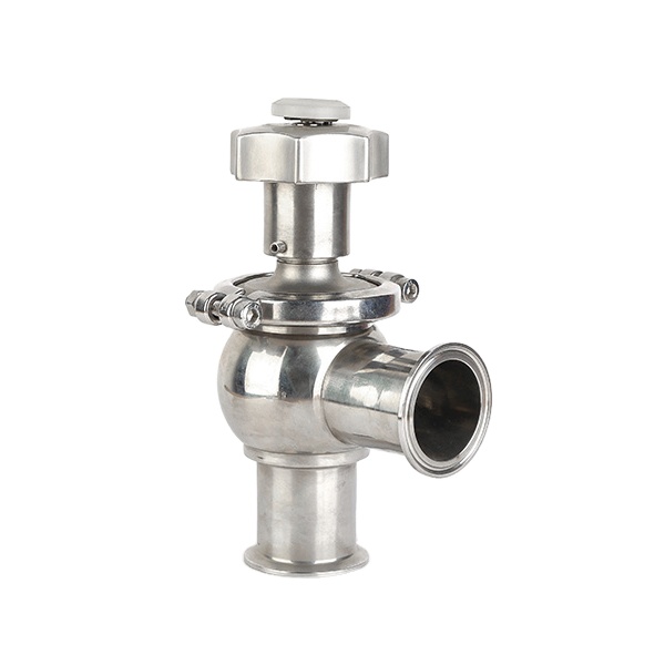 X&B 1"-4" Manual water Sanitary valve stainless steel manual stop reversing valve